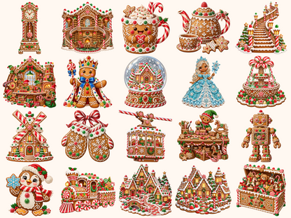 Gingerbread Christmas Clipart