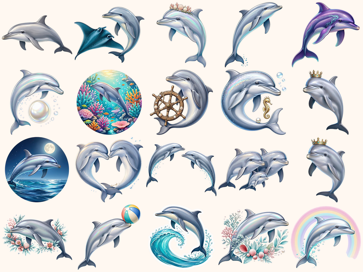 Dolphins Clipart