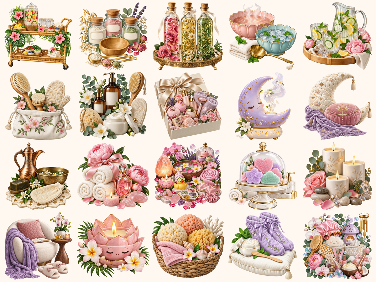 Spa Clipart — listing preview 3