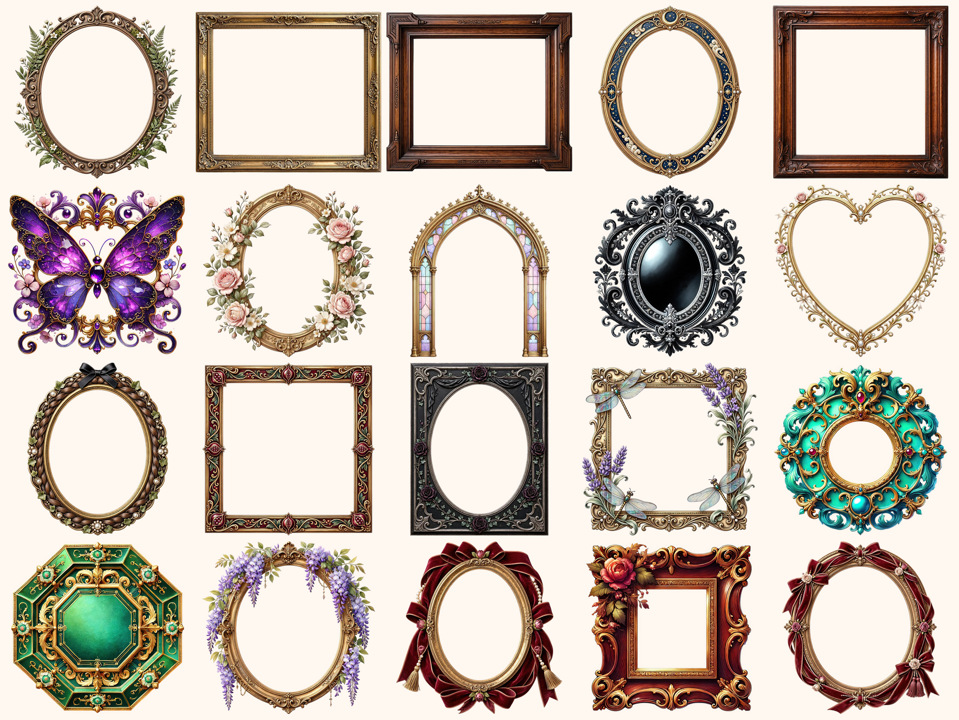 Victorian Frames Clipart
