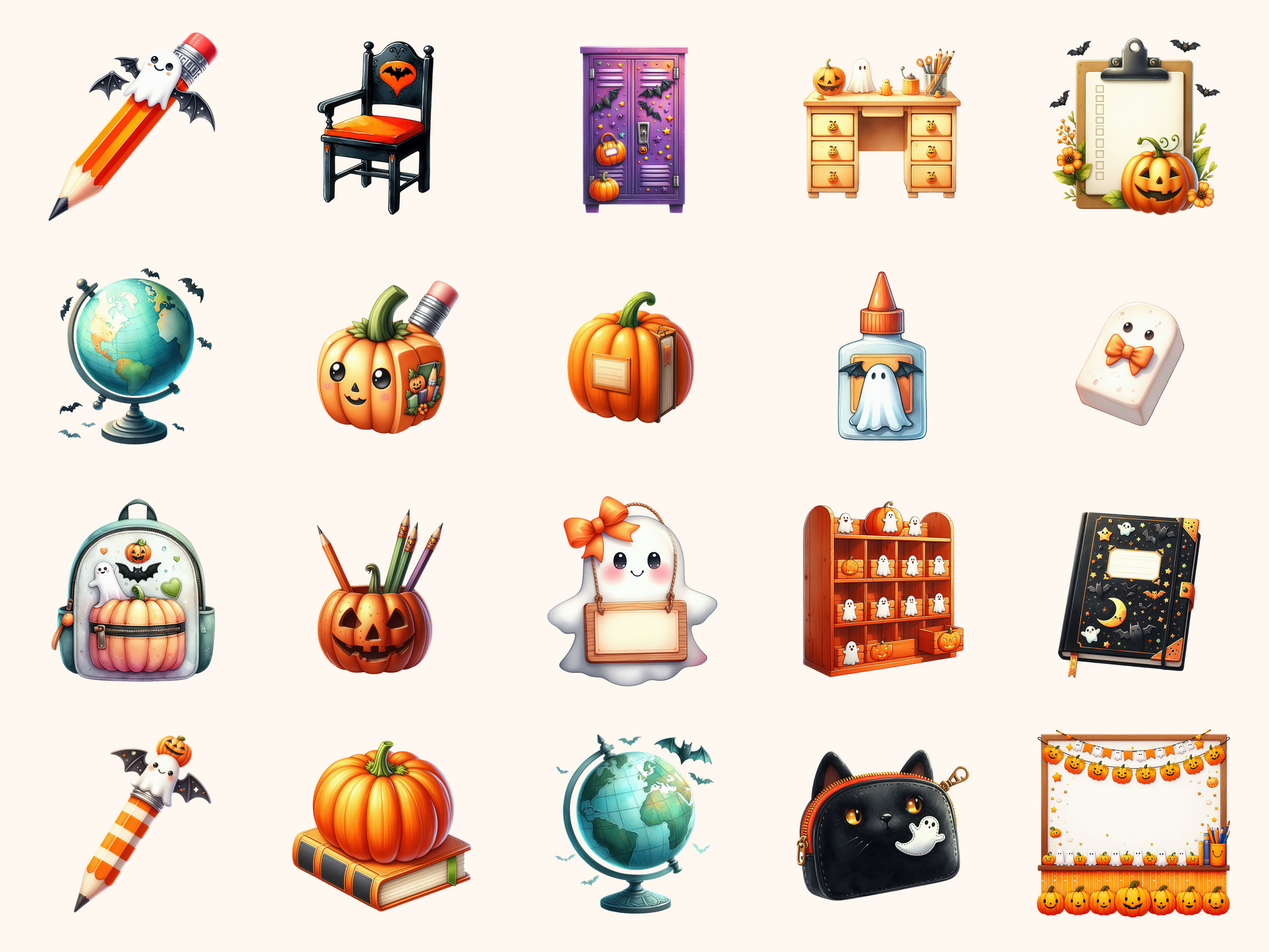 Halloween Classroom Clipart