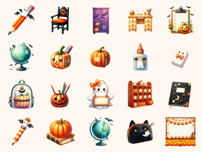 Halloween Classroom Clipart