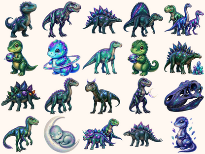 Cosmic Dinosaurs Clipart