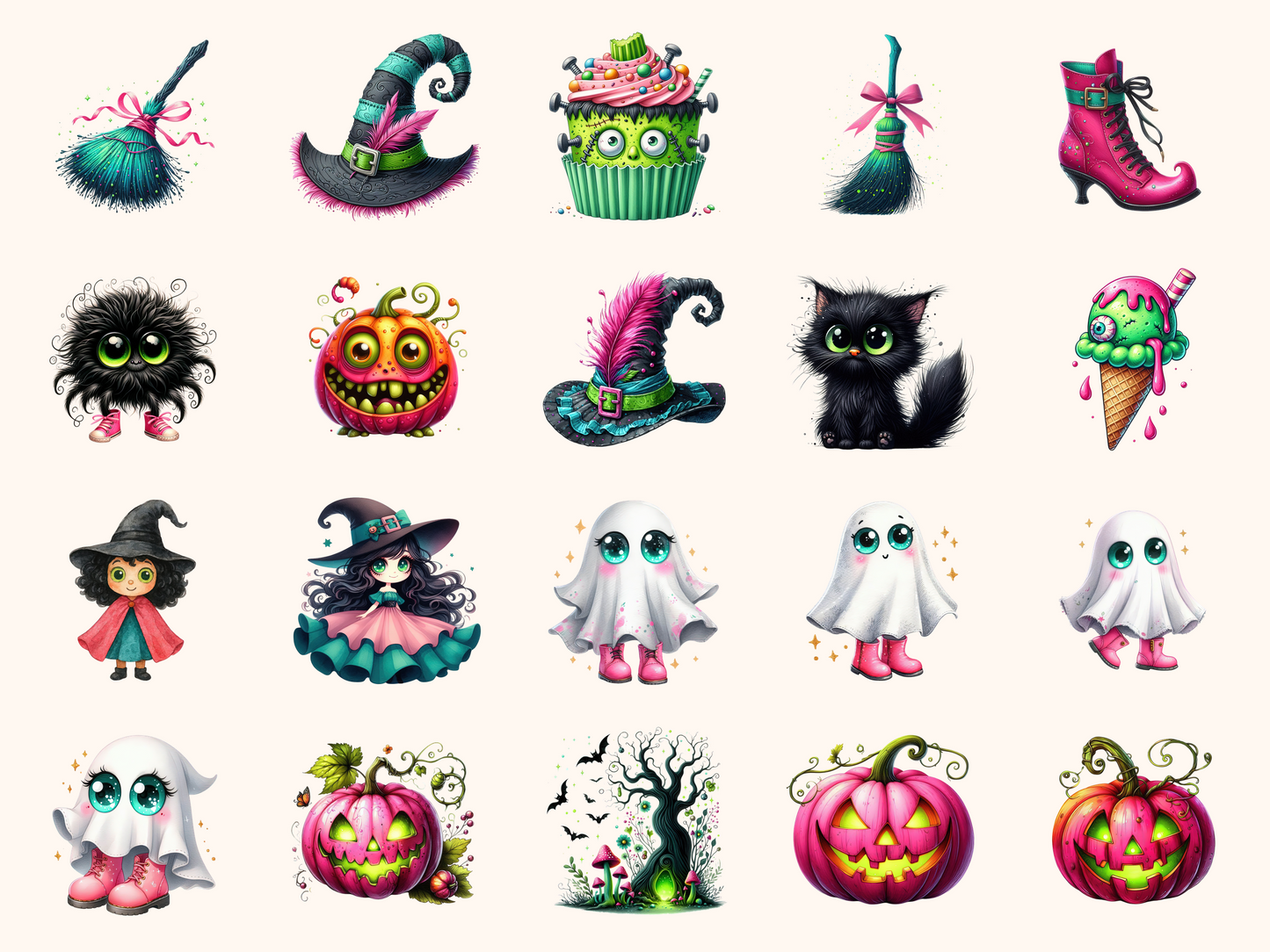 Whimsy Halloween Clipart