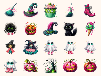 Whimsy Halloween Clipart