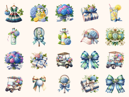 Preppy Country Club Clipart