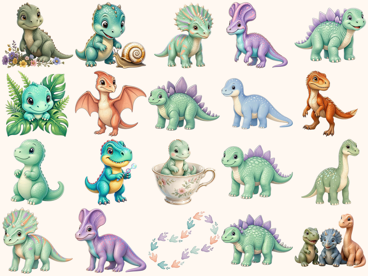 Baby Dinosaurs Clipart