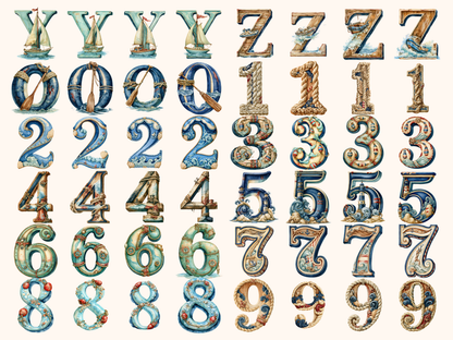 Nautical Alphabet & Numbers