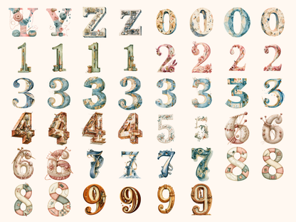 Creative Occupations Alphabet & Numbers