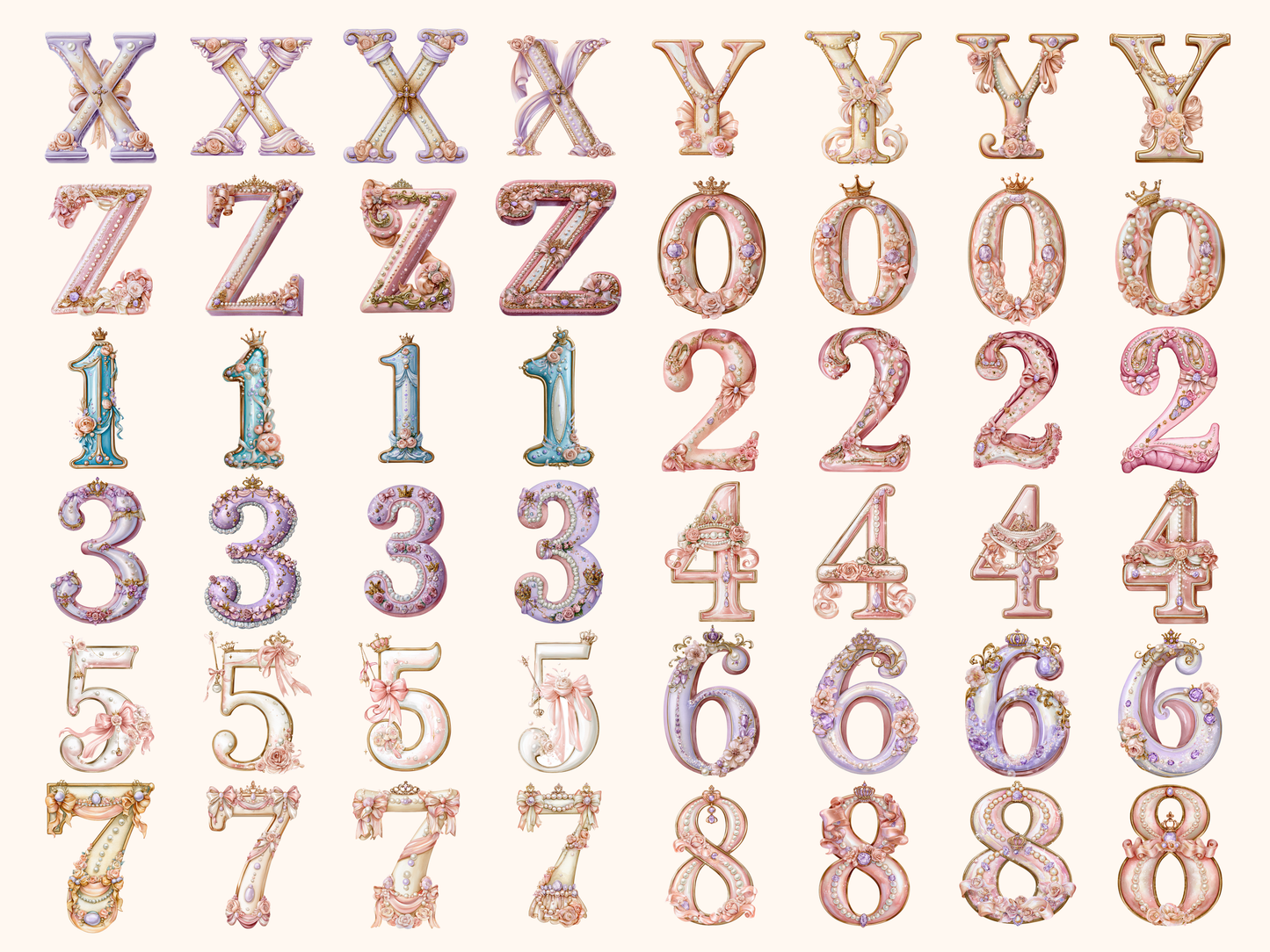 Princess Alphabet & Numbers