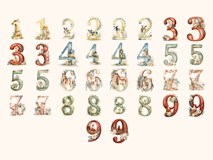 Farm Animals Alphabet & Numbers