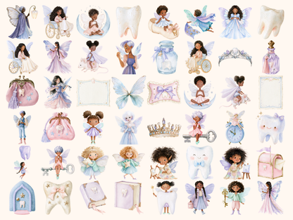 Tooth Fairy Watercolor Clipart