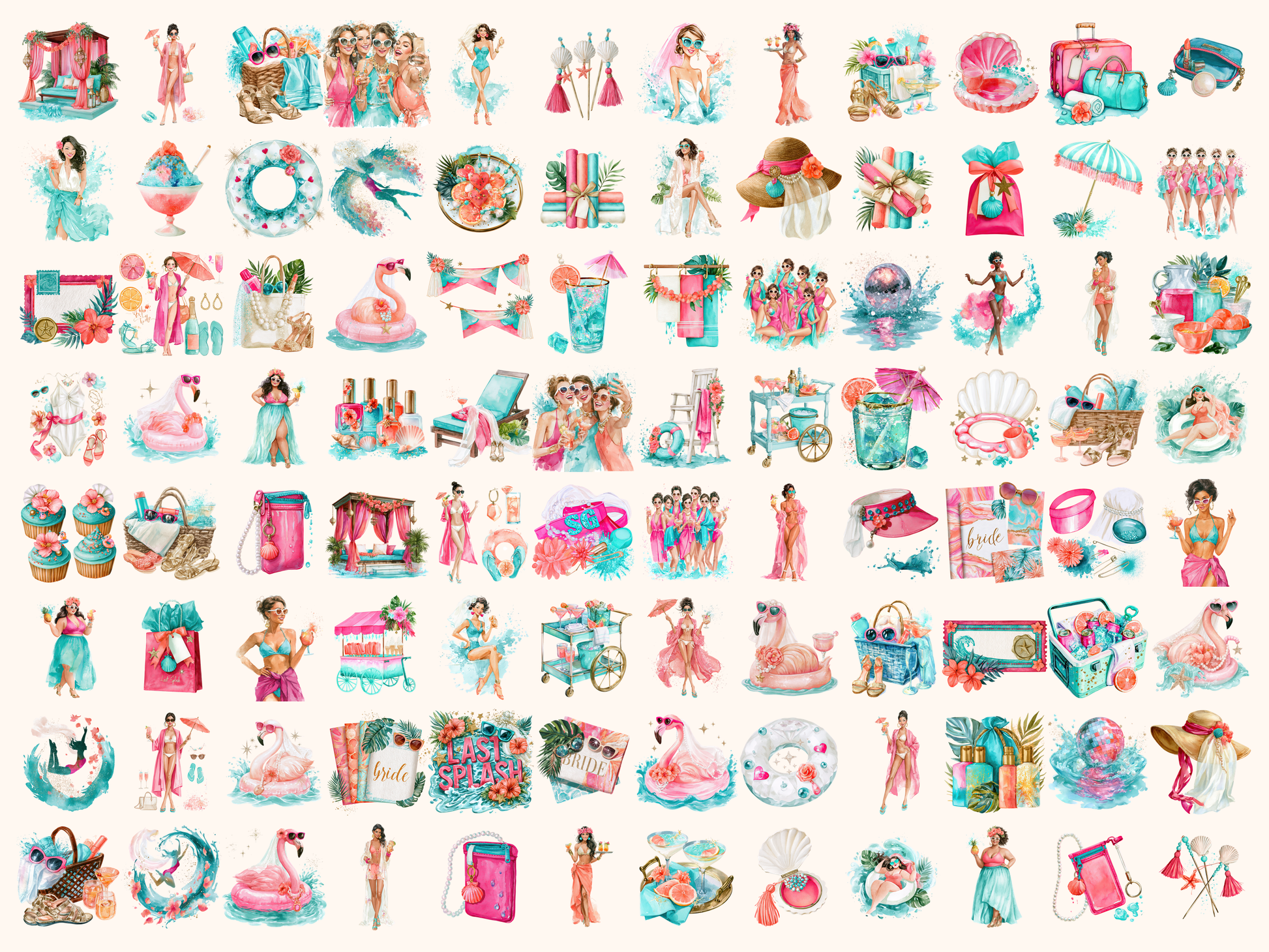 Last Splash Watercolor Clipart