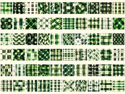 Shamrock Plaid Digital Paper