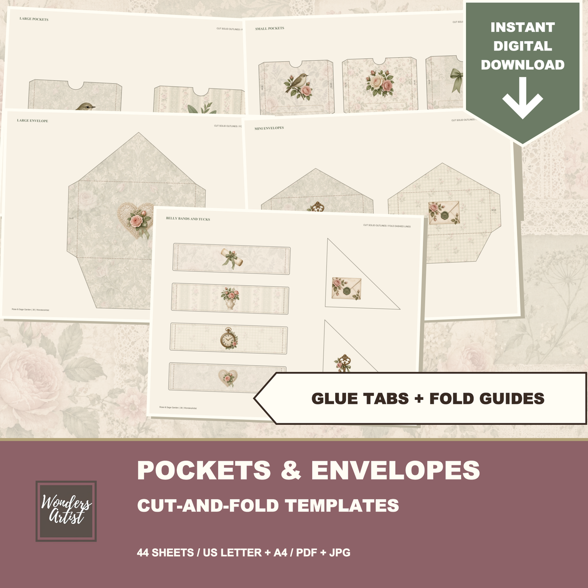 Rose & Sage Garden Journal Kit — listing image 4