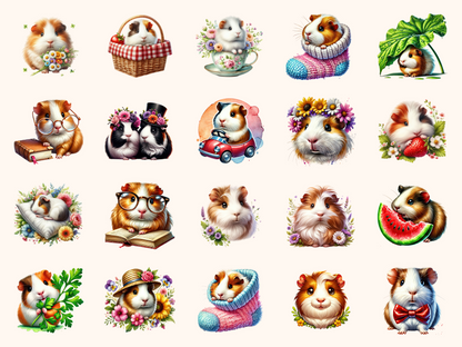 Guinea Pigs Clipart