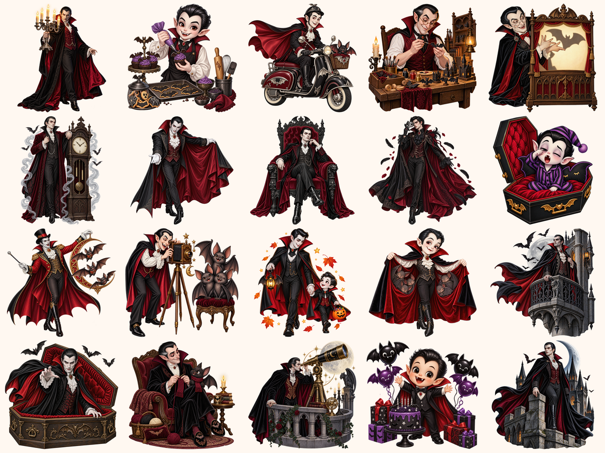 Dracula Clipart — listing preview 4