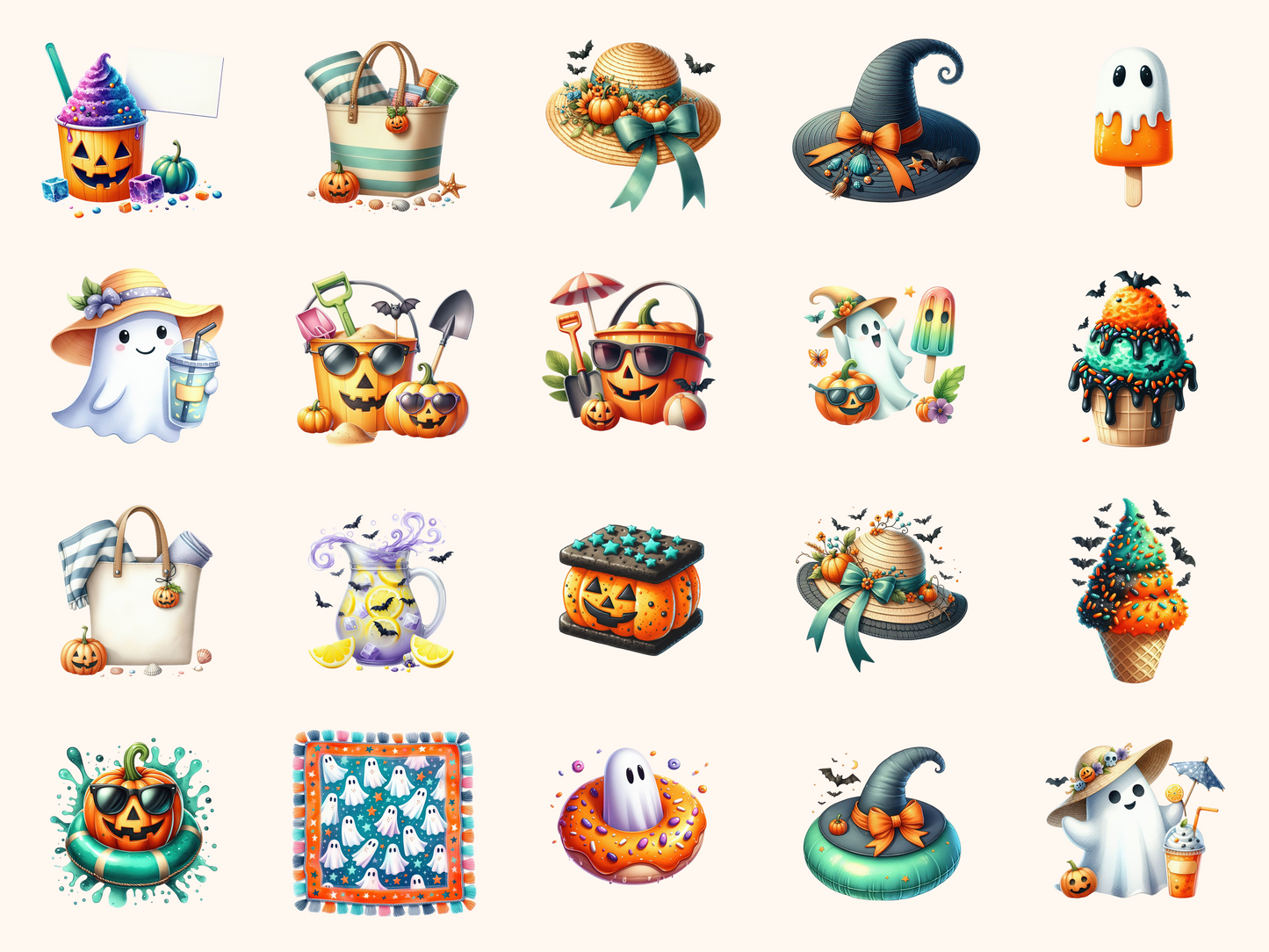 Summerween Clipart