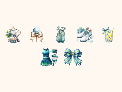 Preppy Country Club Clipart
