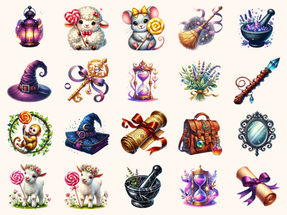 Wizard's Supplies Clipart