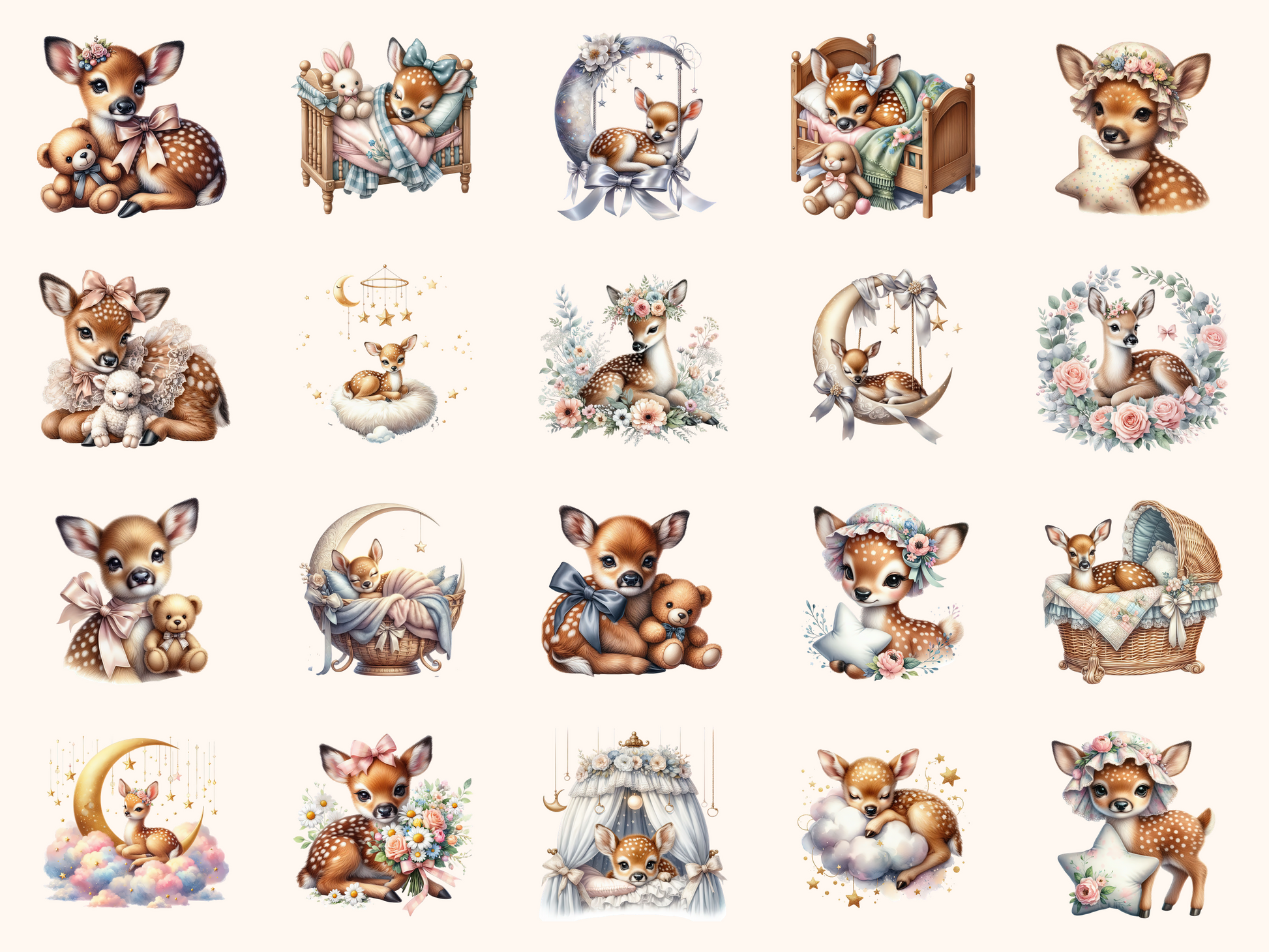 Fawn Nursery Clipart