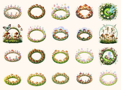 Fairy Rings Clipart
