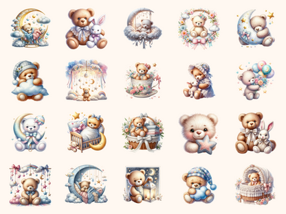 Teddy Bear Nursery Clipart