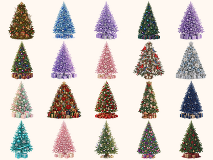 Christmas Trees Clipart