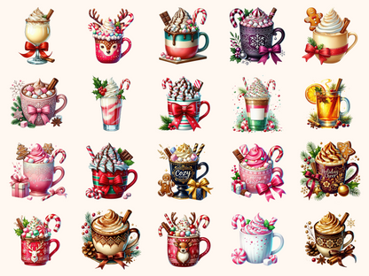 Christmas Drinks Clipart