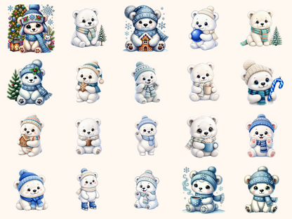 Polar Bears Clipart