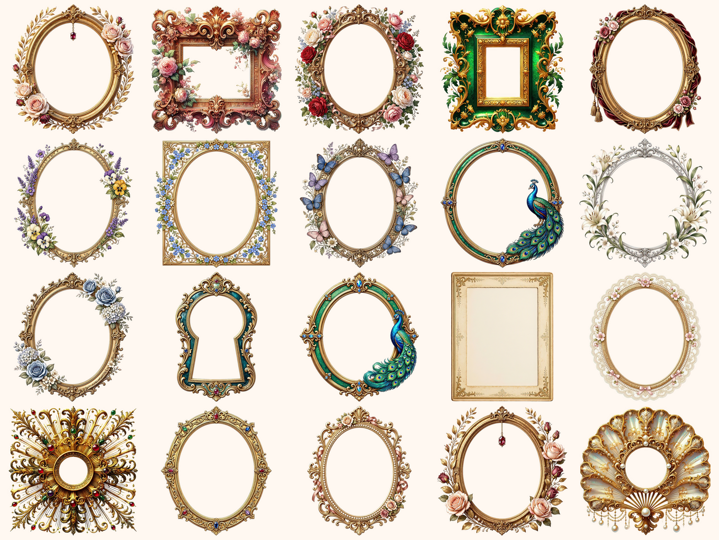 Victorian Frames Clipart