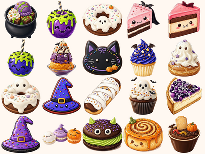 Halloween Desserts Clipart