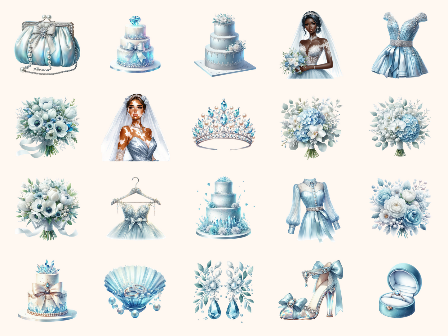 Icy Bridal Clipart