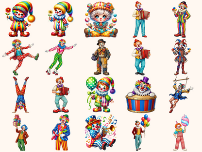 Clowns Clipart