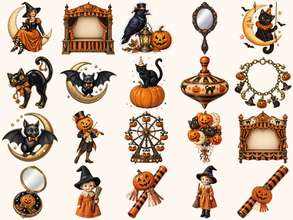 Vintage Halloween Clipart