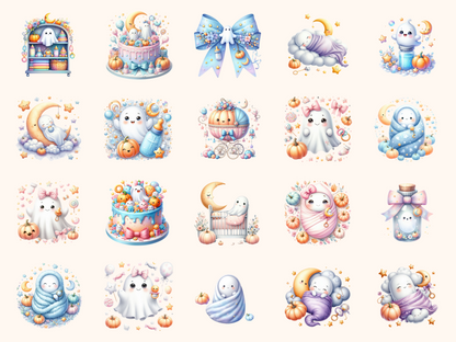 A Little Boo Baby Shower Clipart