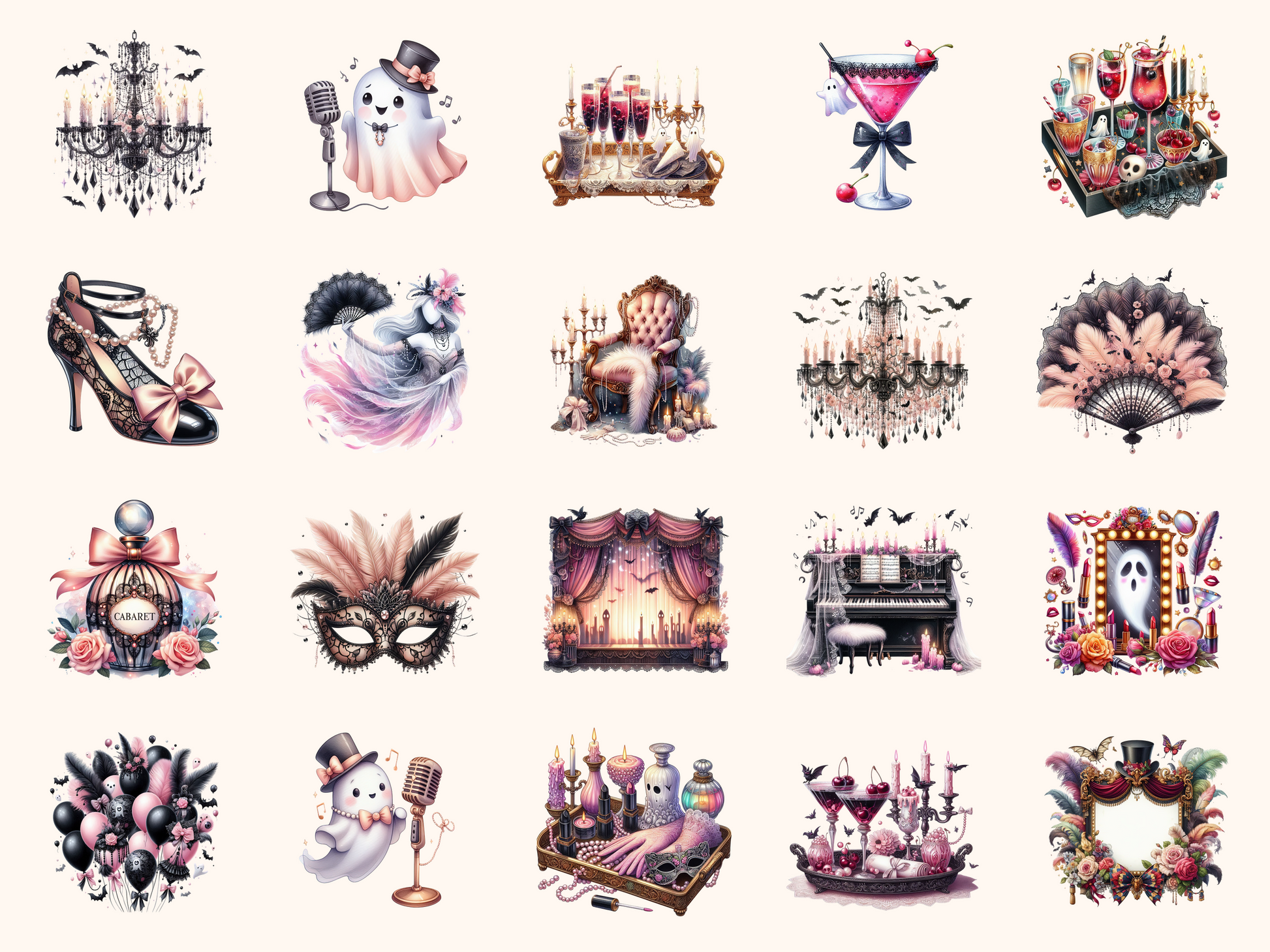 Haunted Cabaret Clipart