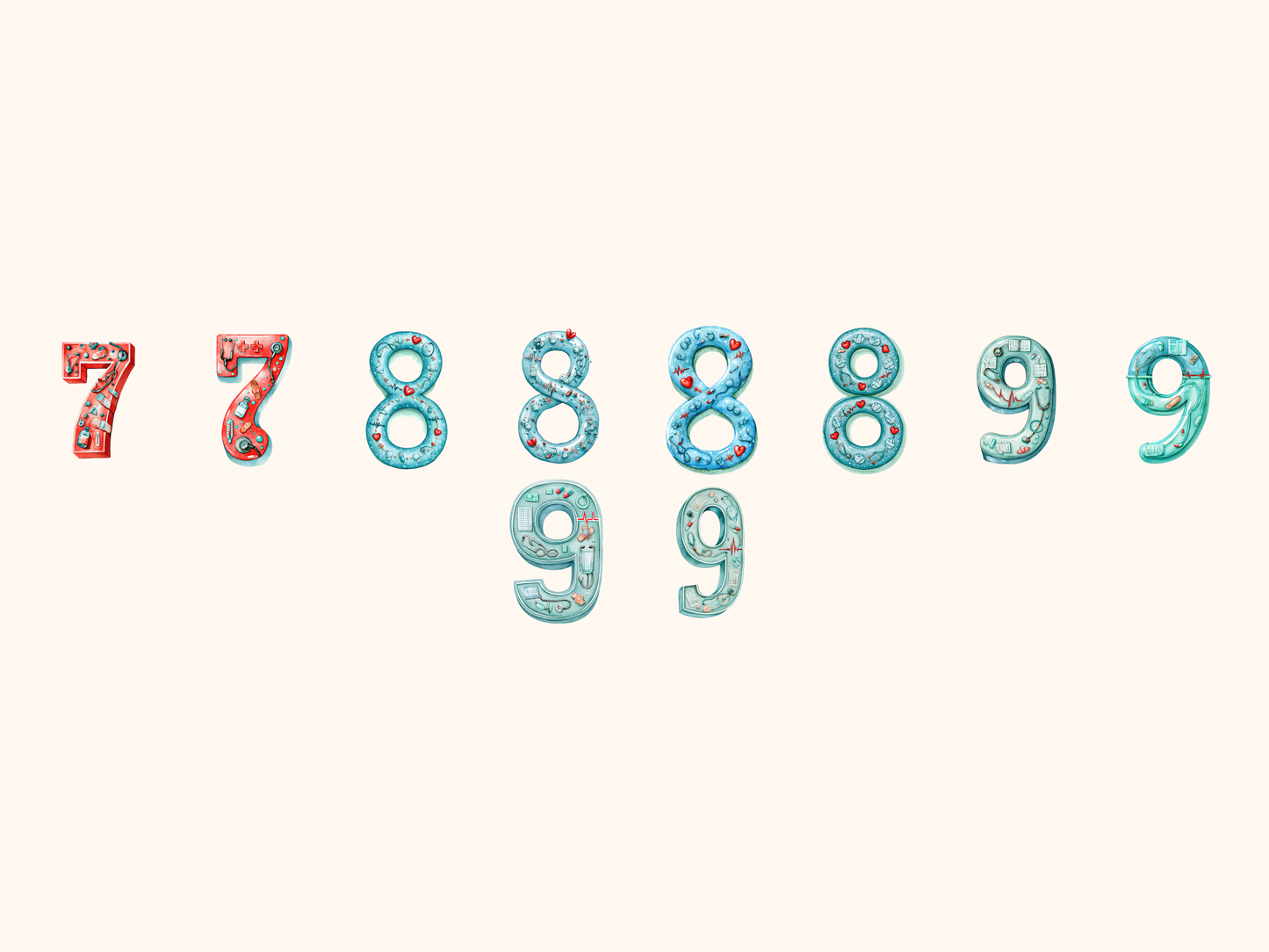 Medical Alphabet & Numbers