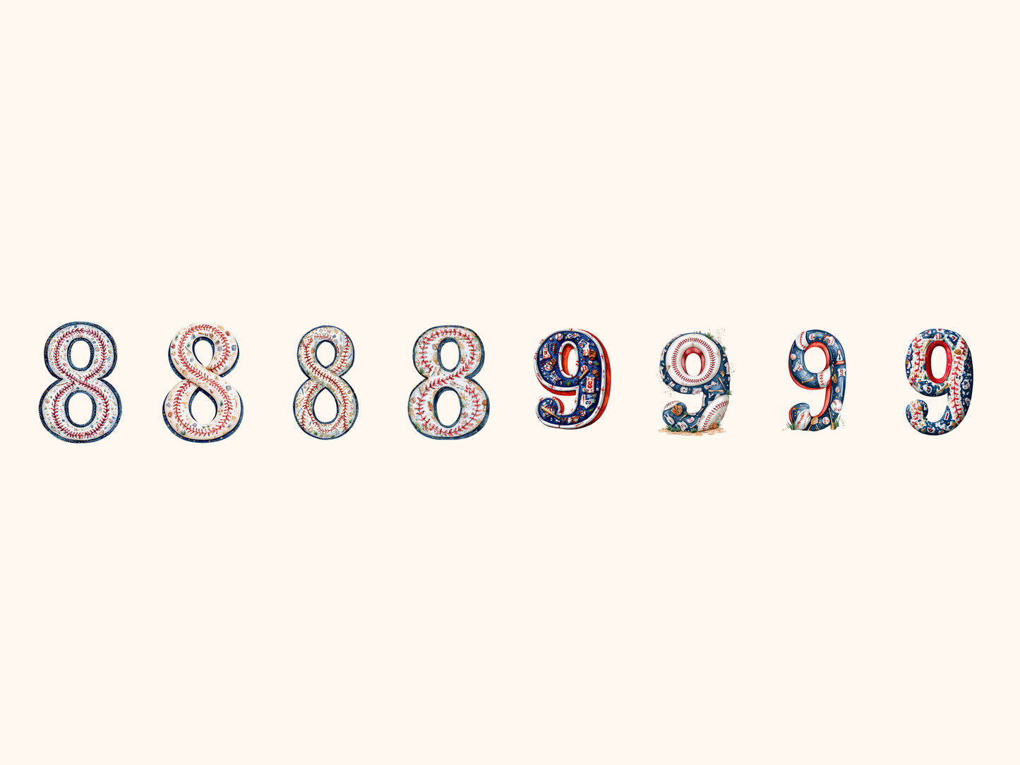 Baseball Alphabet & Numbers