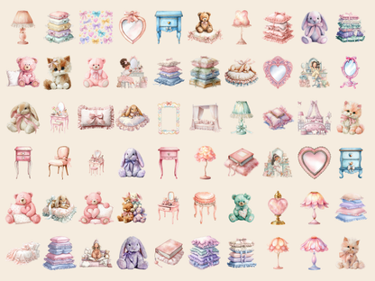 Cutecore Room Watercolor Clipart
