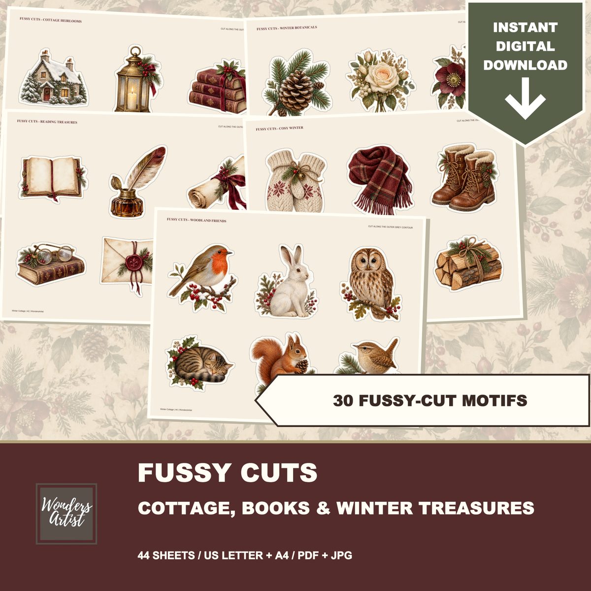Winter Cottage Journal Kit — listing image 5