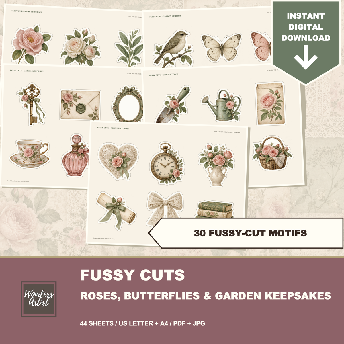 Rose & Sage Garden Journal Kit — listing image 5