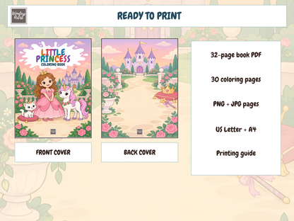 Little Princess Coloring Book — WHATS INCLUDED