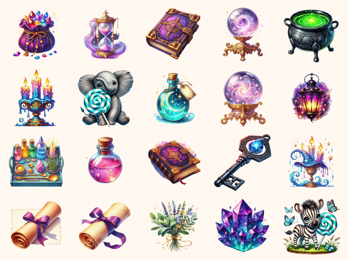 Wizard's Supplies Clipart