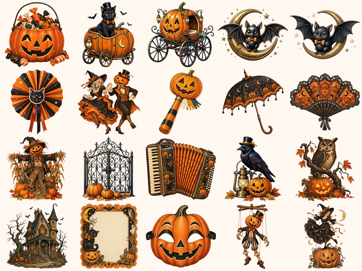 Vintage Halloween Clipart