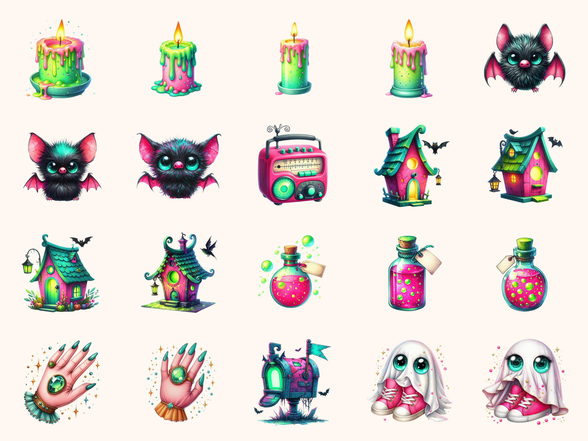 Whimsy Halloween Clipart