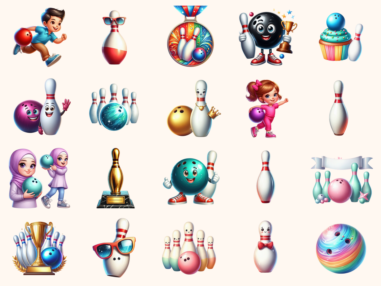 Bowling Clipart
