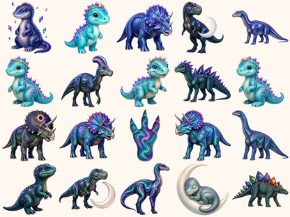 Cosmic Dinosaurs Clipart