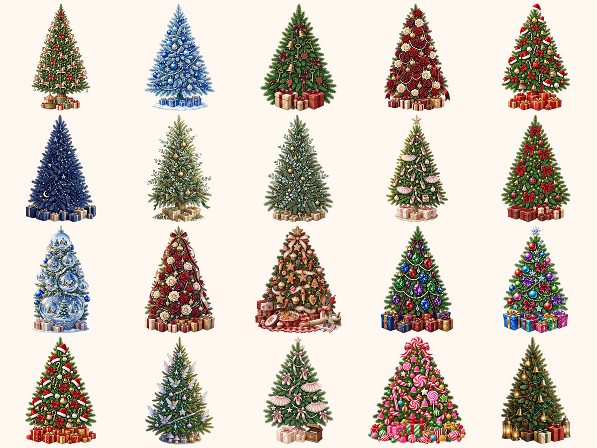 Christmas Trees Clipart