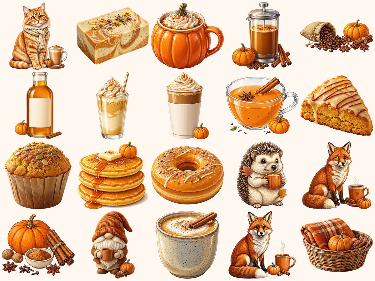 Pumpkin Spice Clipart